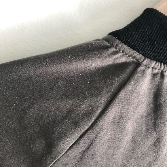 West Kei Olive Floral Embroidered Bomber Jacket - Picture 9 of 9